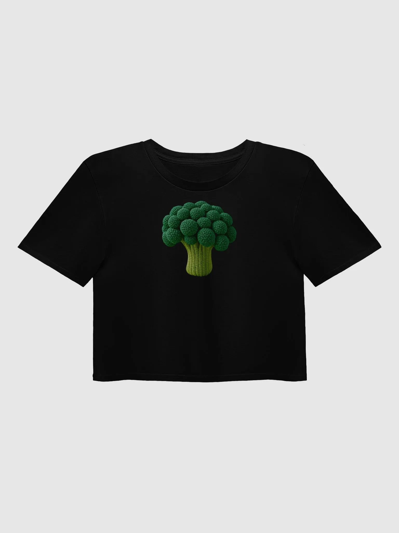CozyAvocado Women's Premium Broccoli Crop Top #2 product image (1)