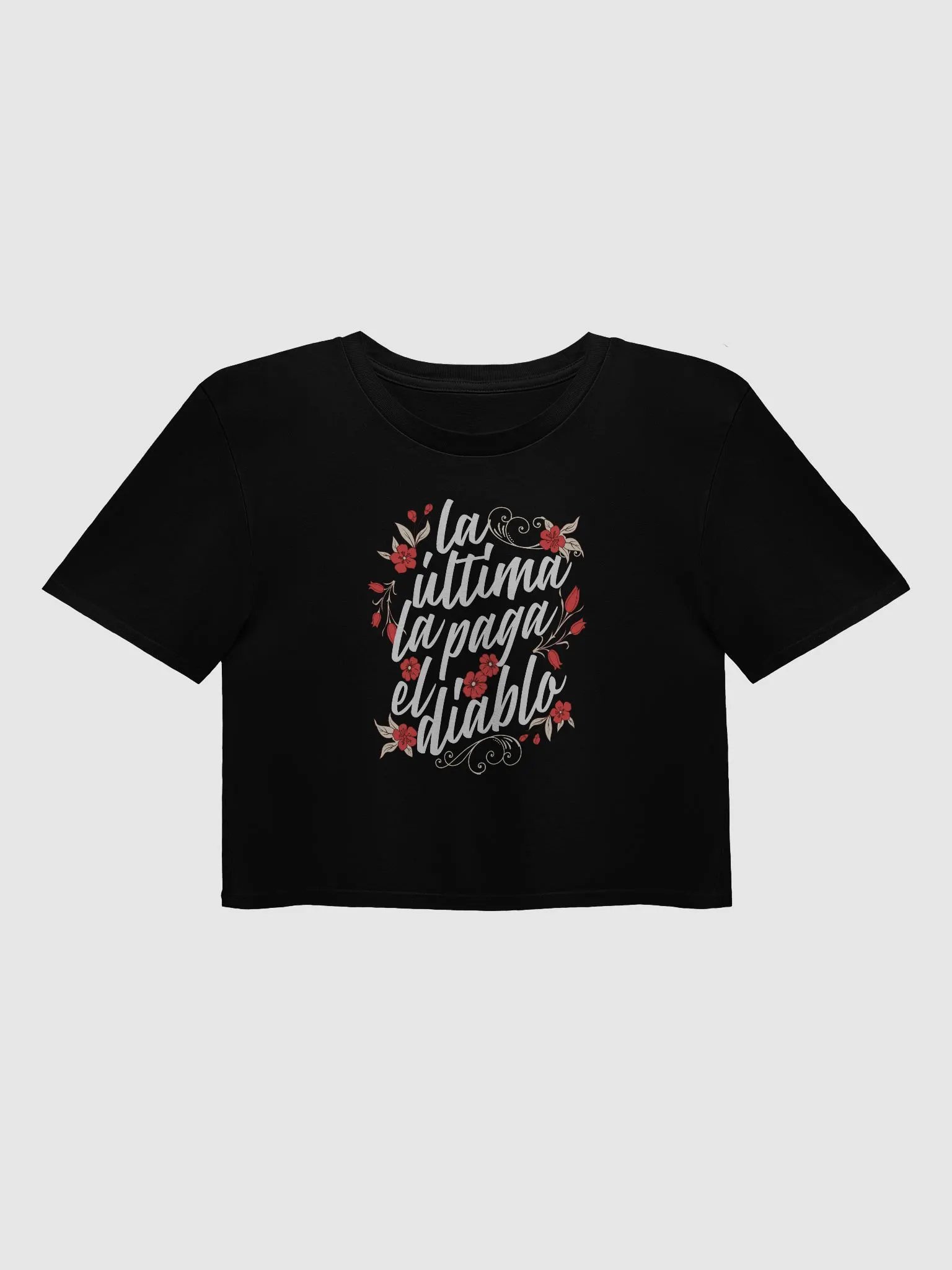 La Última La Paga El Diablo Crop Top product image (1)