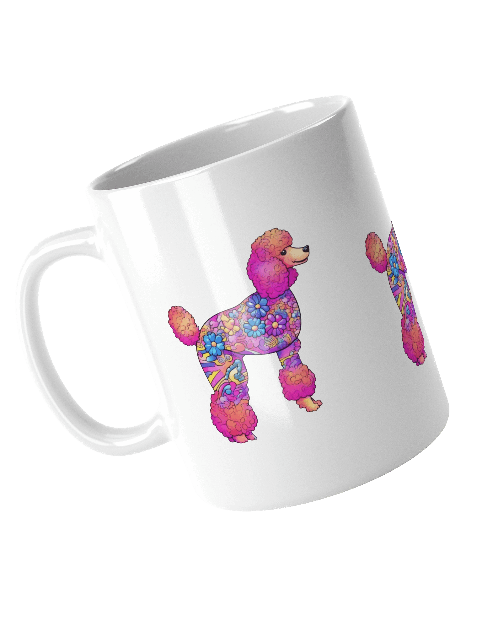 Flower Power Poodle #1 - Mug product image (5)