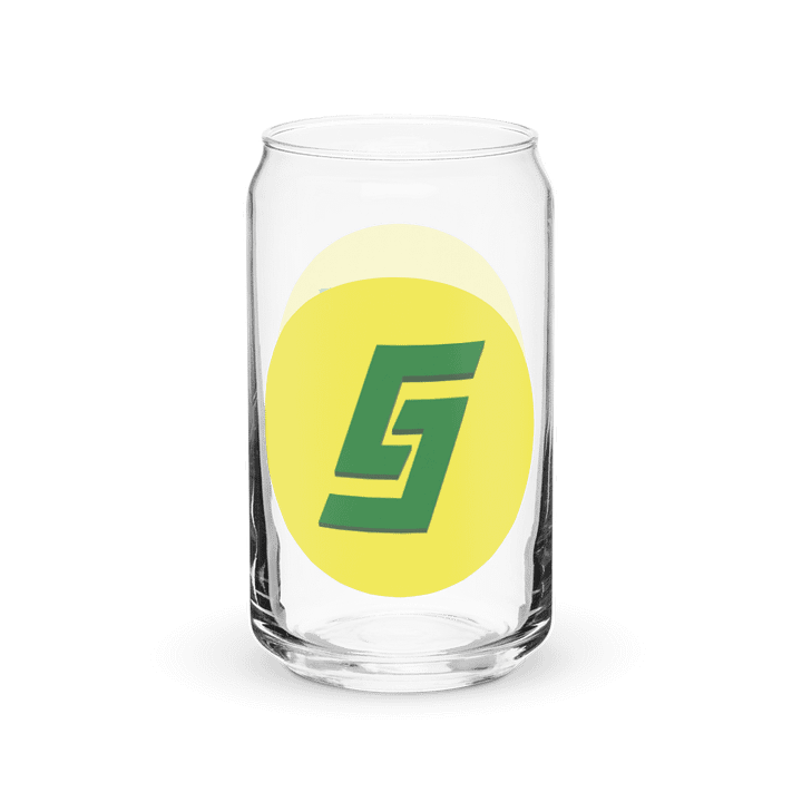 GustyJ Logo Can Glass product image (1)