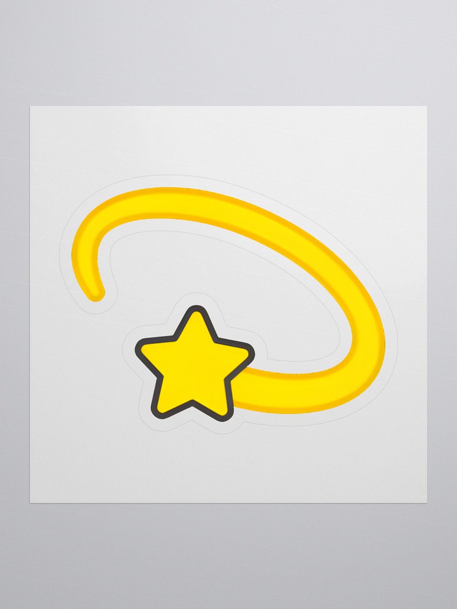 Cosmic Swoosh Kiss Cut Stickers product image (1)