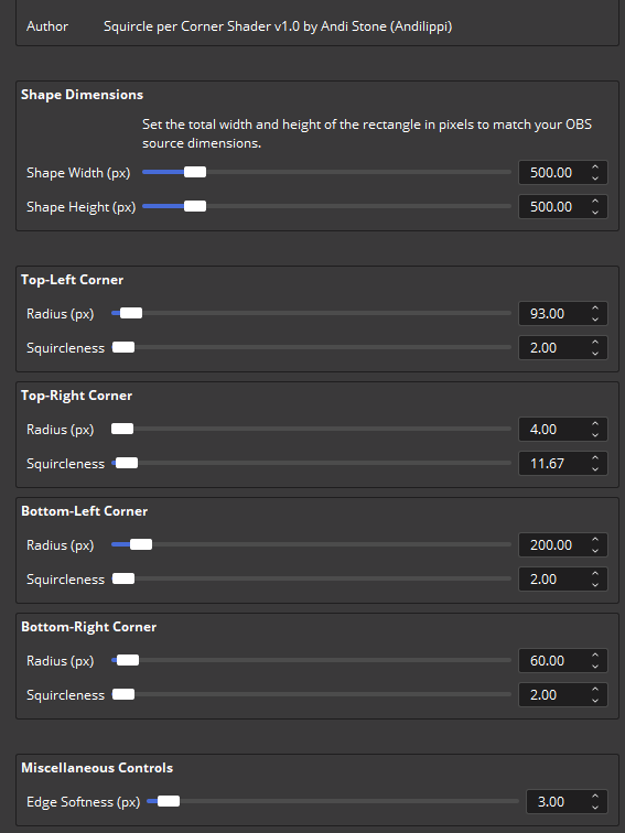 Squircle per Corner Shader for OBS (v1.0) product image (2)