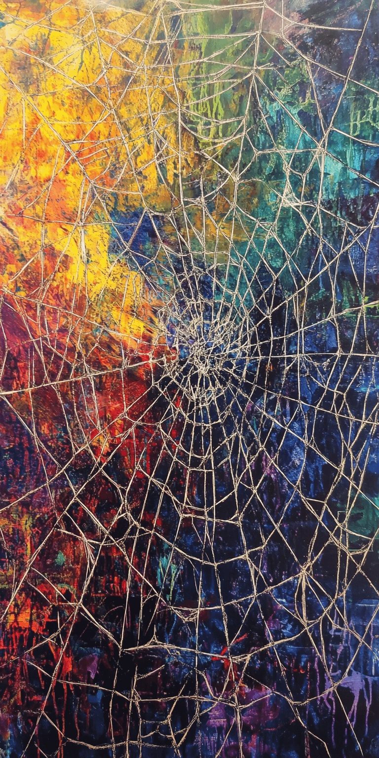 Phone Background Spiderweb product image (1)