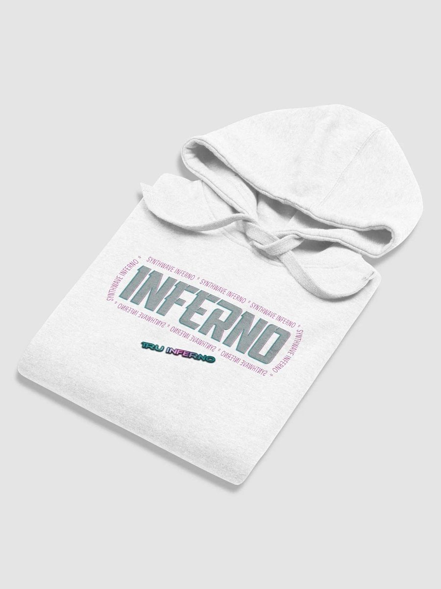Synthwave Inferno Hoodie (White) product image (5)