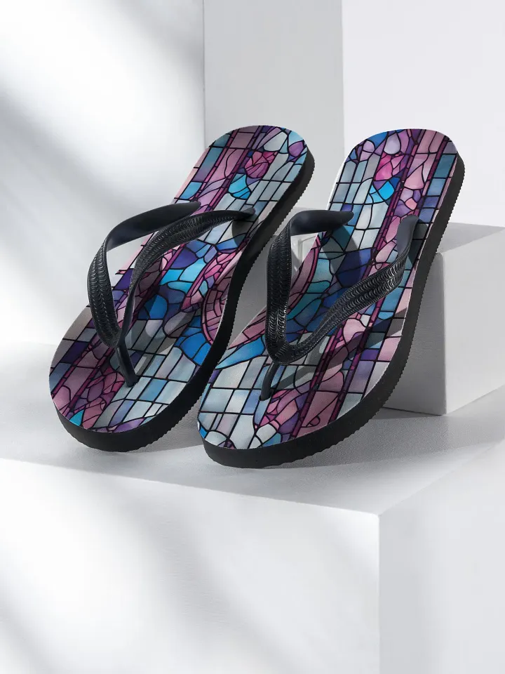 Symmetrical Mosaic Bliss Flip-Flops product image (1)
