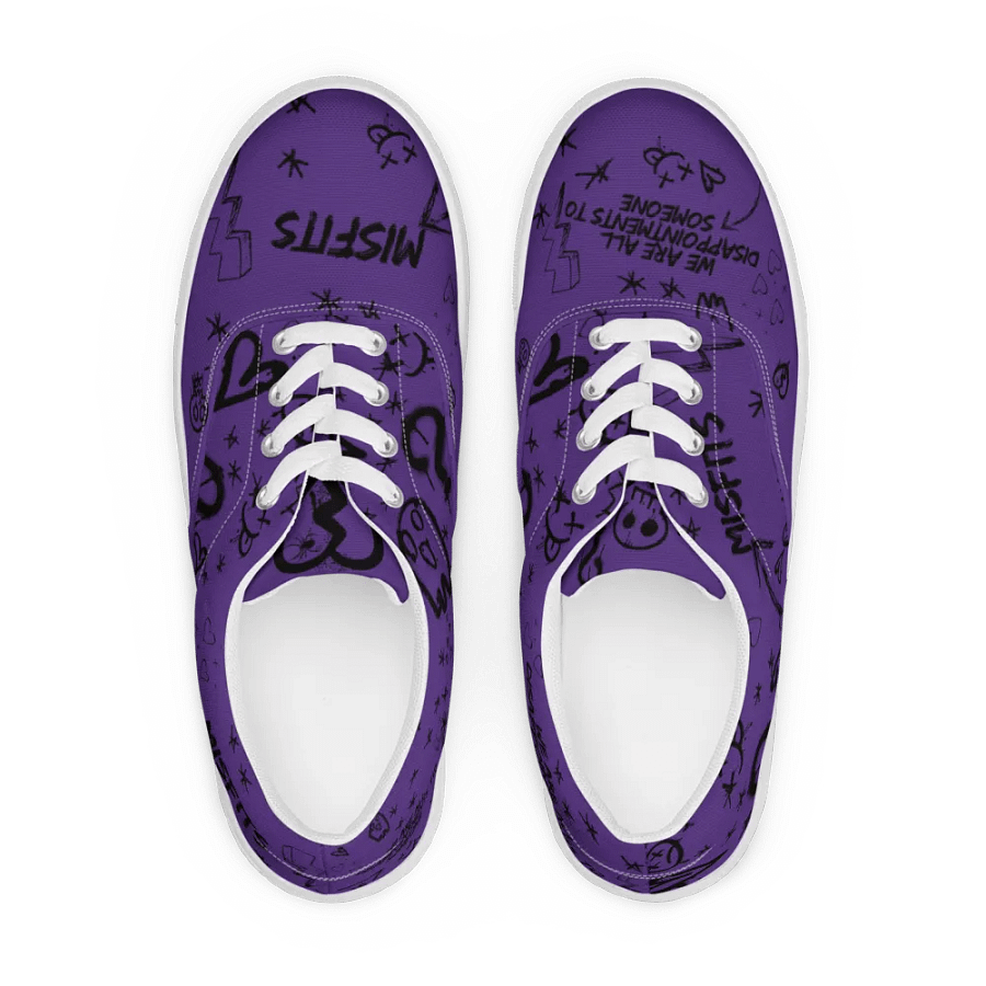 Misfits - Purple Women's Graphic Canvas Sneakers product image (2)