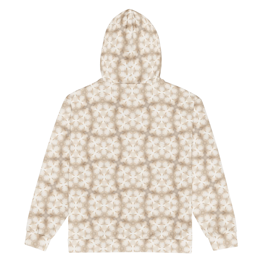 Symmetric Pattern Recycled Zip Hoodie product image (2)
