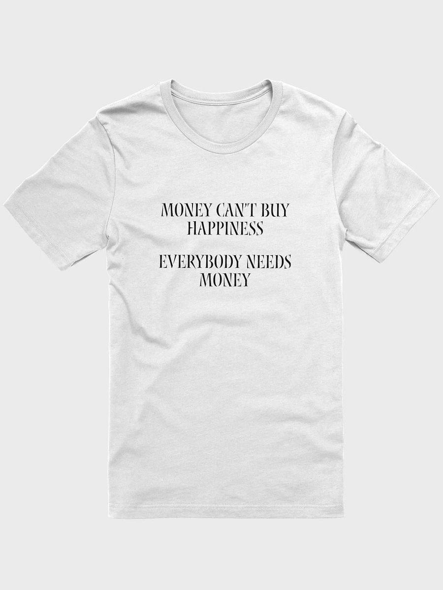 Money Motivated: The Perfect Money Quote Printed Tee, White T-shirt product image (1)