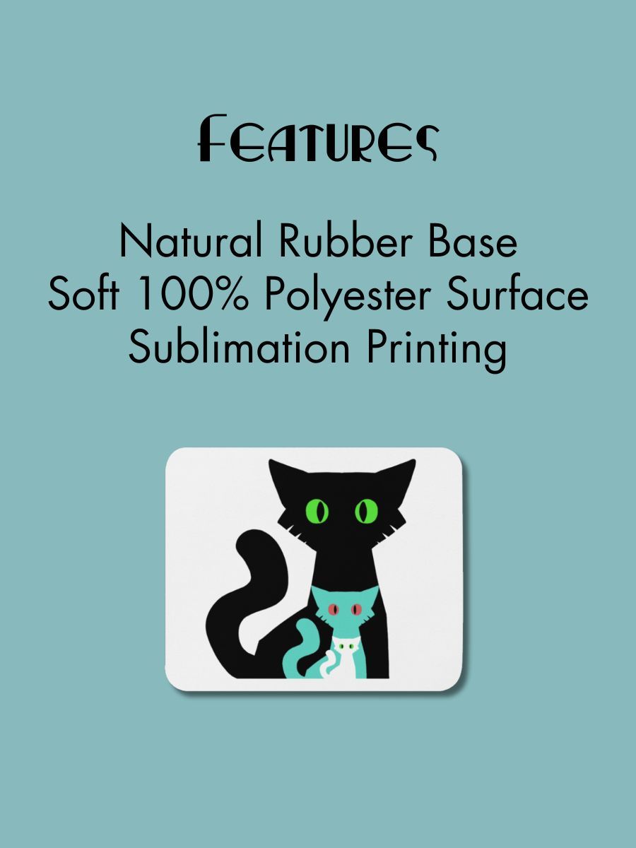 Nesting Cats Mouse Pad - Workspace Felines product image (2)