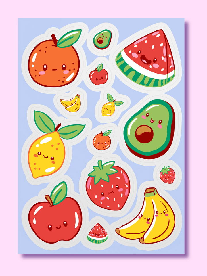 Fantasy Fruits Sticker Sheet product image (1)