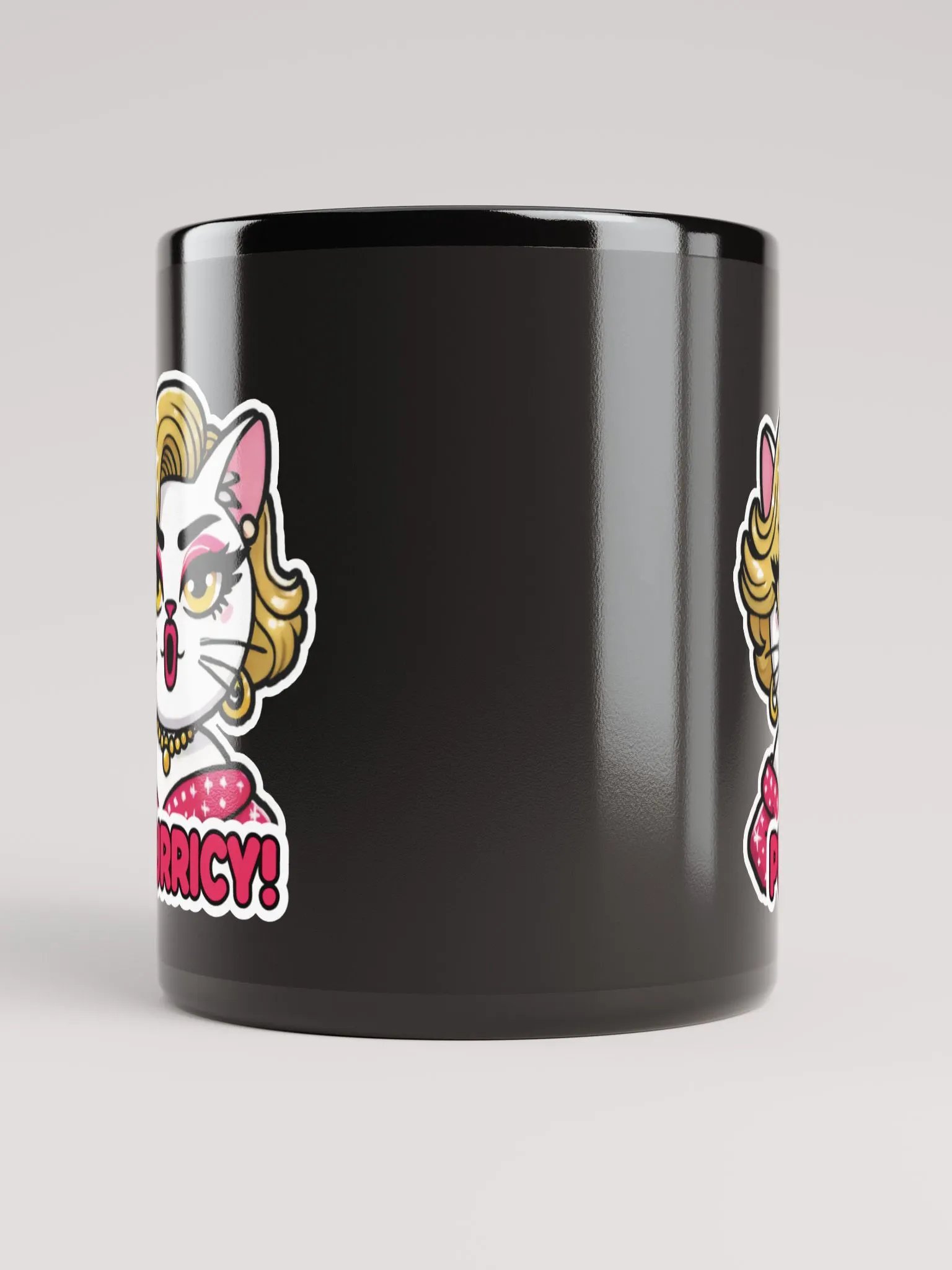 Purricy! Black Glossy Mug product image (9)