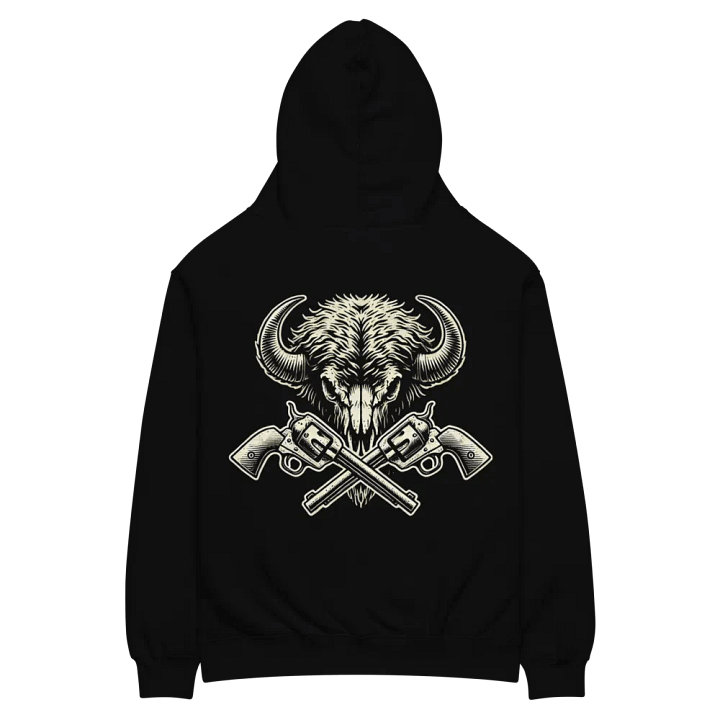 Sweat à Capuche – Crâne de Bison & Revolvers product image (4)