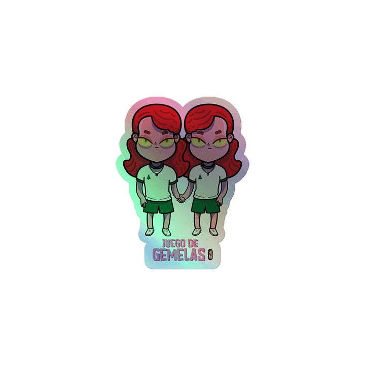 Juego de Gemelas - Sticker (Holographic Kiss Cut) product image (1)
