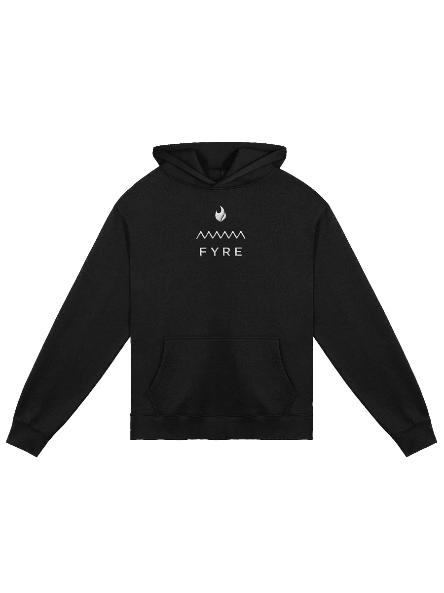 Black Hoodie - Large Embroidered Logo product image (1)