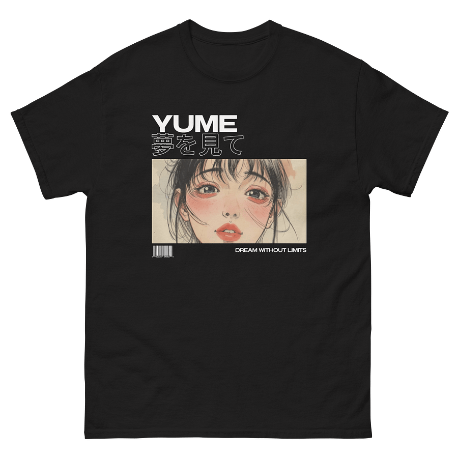 Yume (夢) Japanese Anime Inspired T-Shirt – “Dream Without Limits” Aesthetic Tee Dark product image (18)
