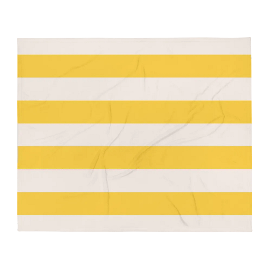 Sunny Stripes Throw Blanket product image (2)