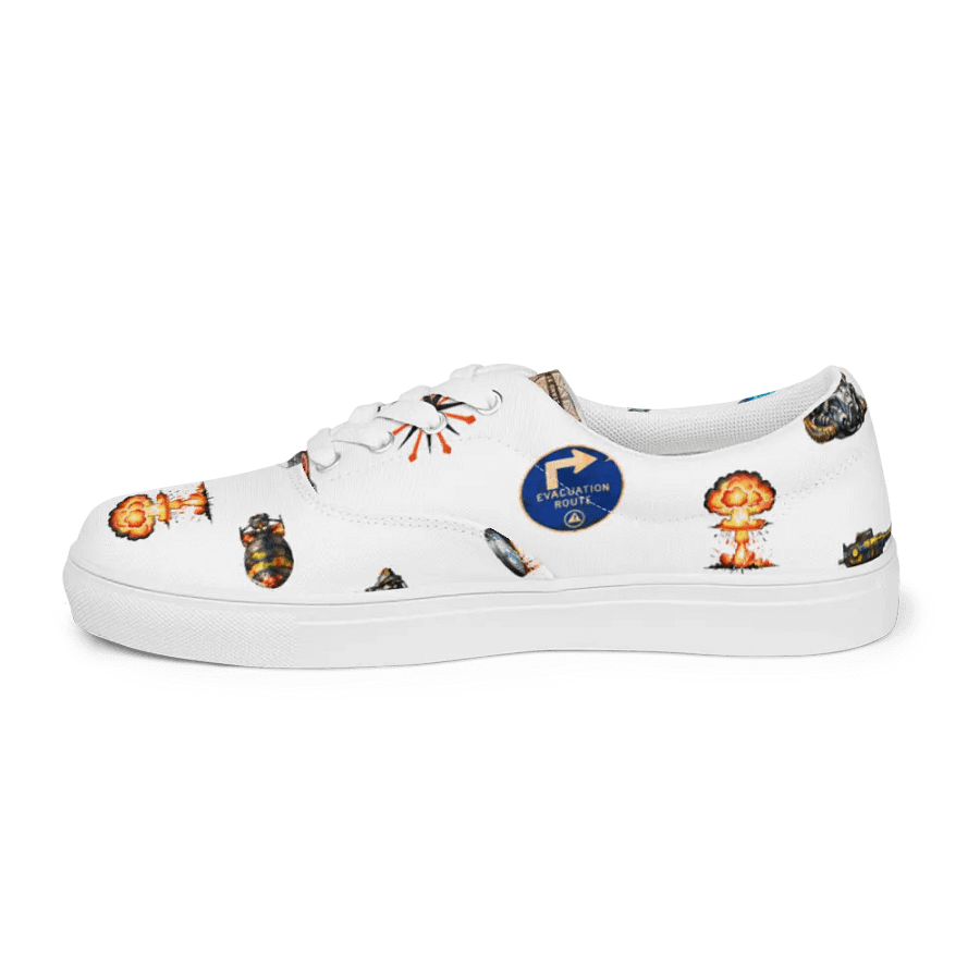 Pop Culture Parody Lace-Up Shoes #fallout product image (12)