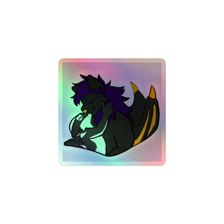 Obsidian and orca kiss sticker product image (1)