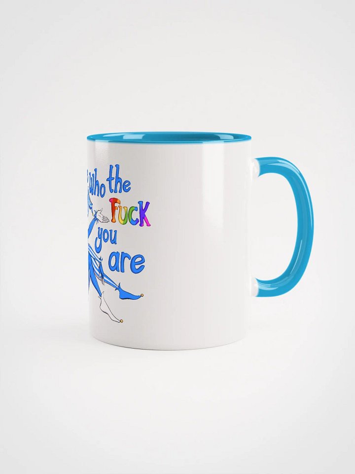 Be Who The Fuck Your Are Blue Jester Mug product image (1)