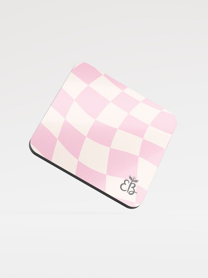 Preppy Area: Pink coaster product image (1)