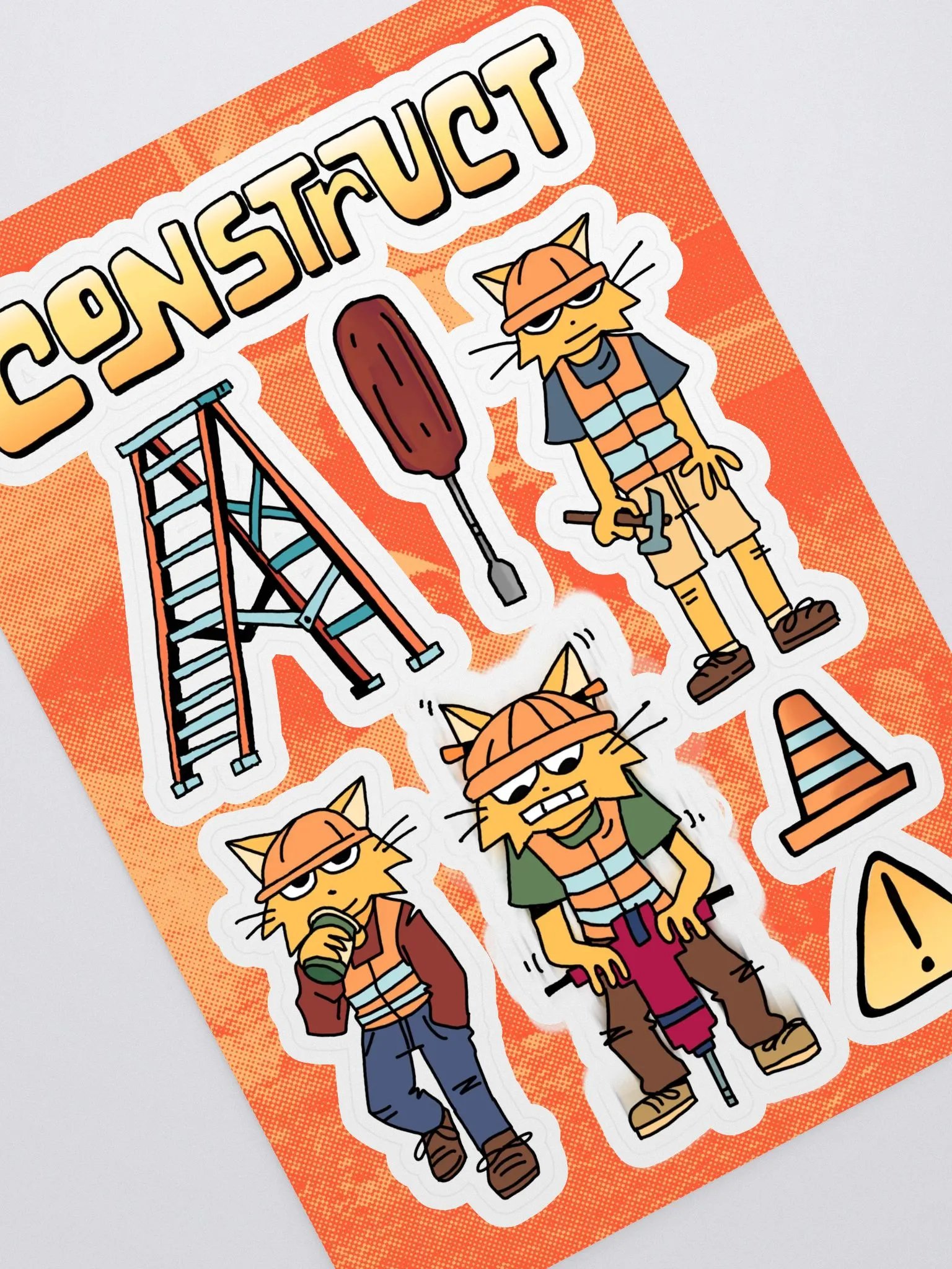 CONSTRUCTION Sticker Sheet product image (2)