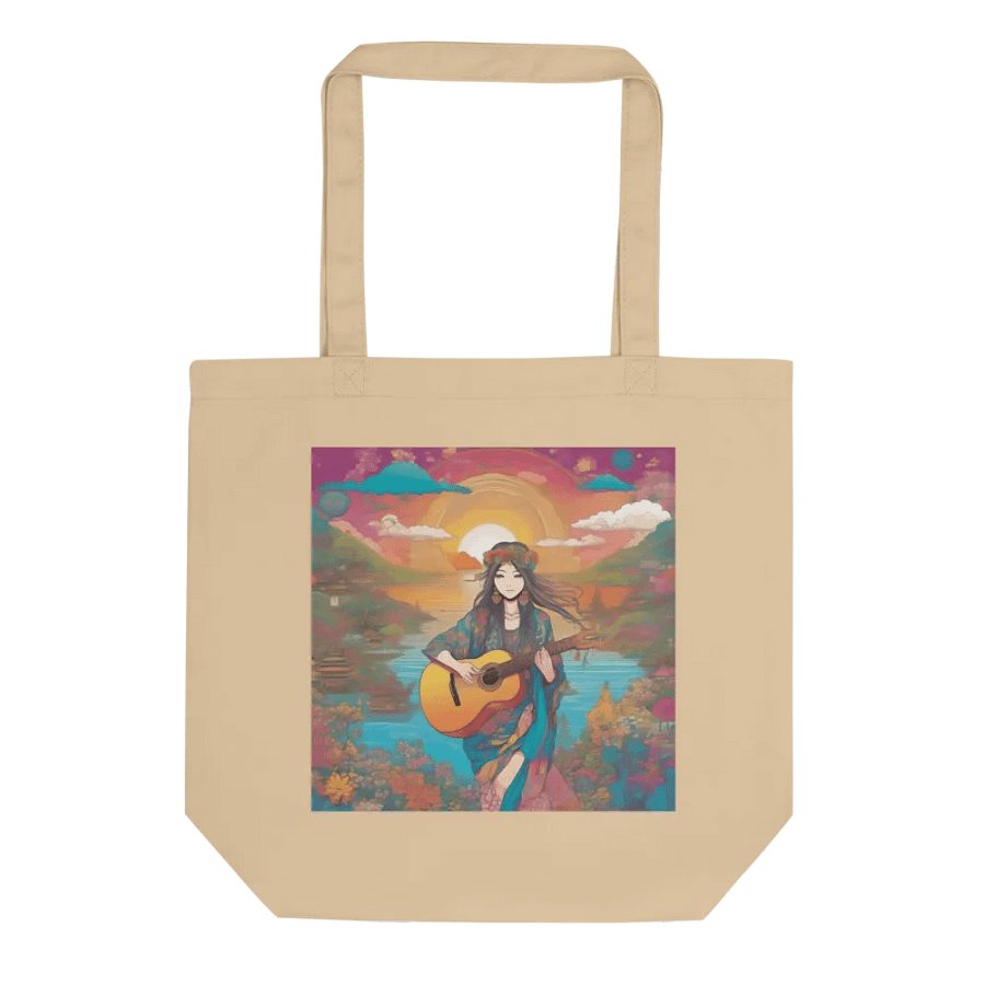 Whimsical Boho Girl Enjoying A Beautiful Morning Tote Bag product image (1)