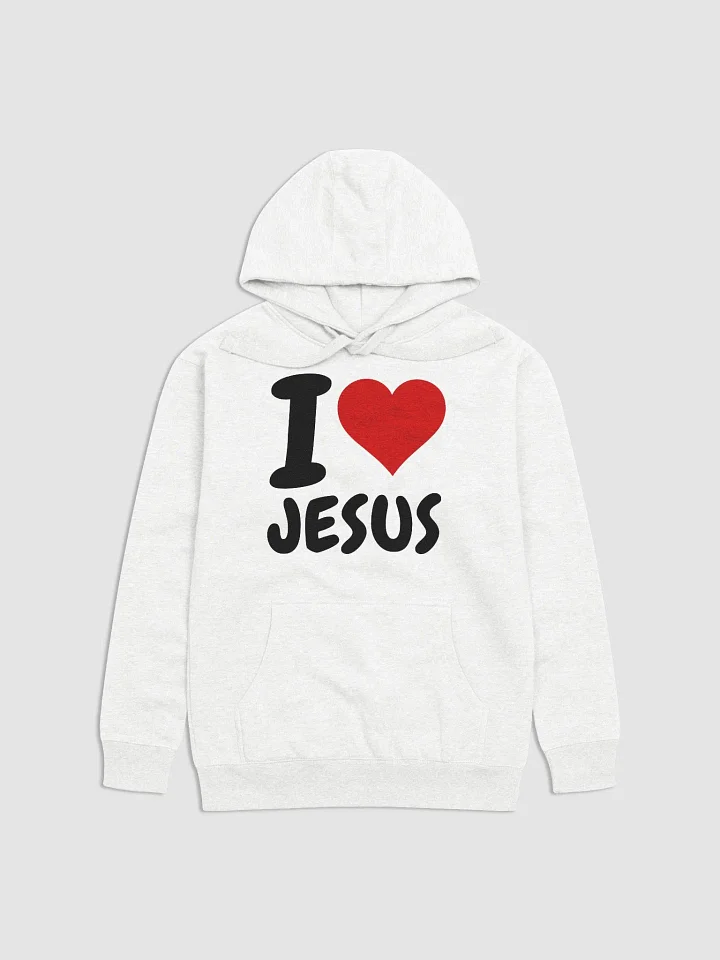 I Love You Jesus Cotton Heritage Premium Unisex Hoodie product image (1)