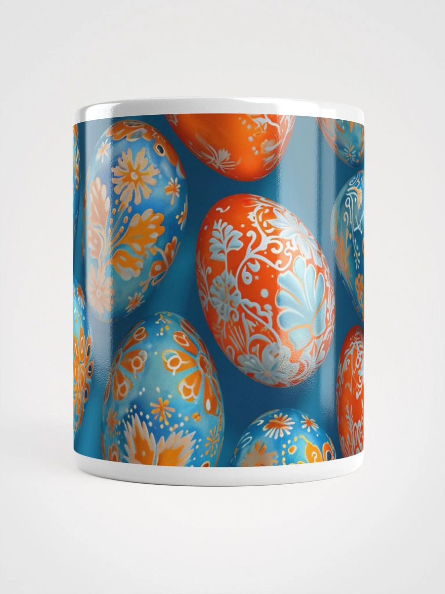 Springtime Eggs Orange & Blue Mug product image (10)