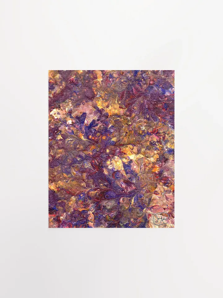 Victorian Flowers Fluid Acrylic Print product image (1)