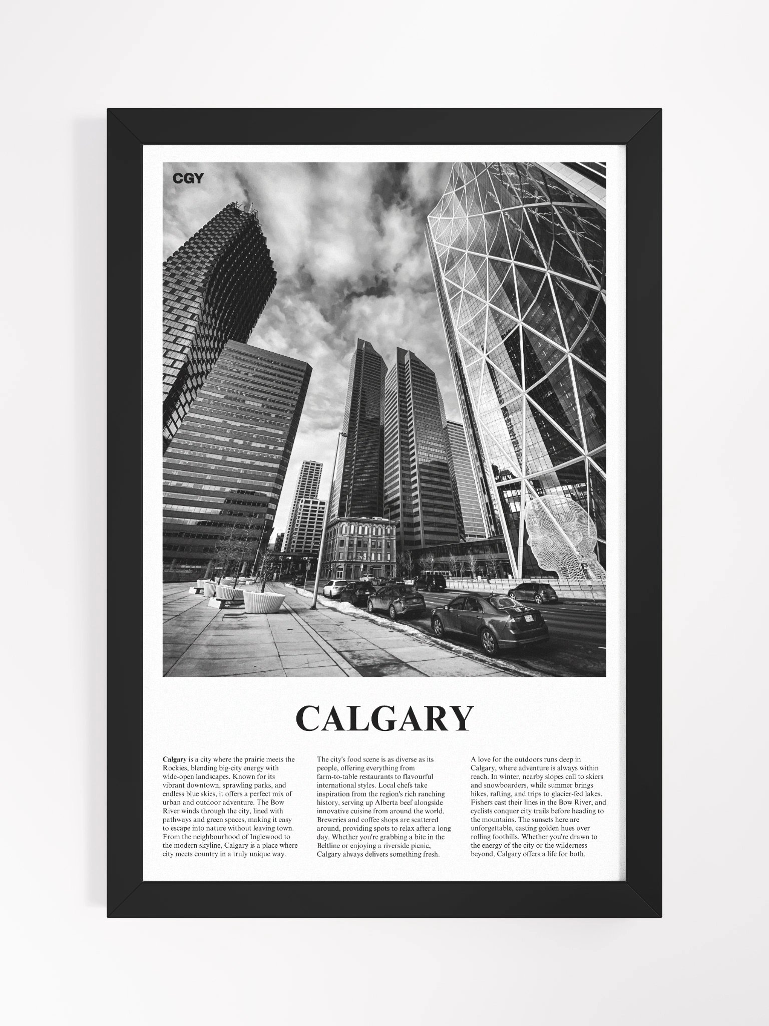 Calgary 02 Newspaper Poster | Framed product image (5)