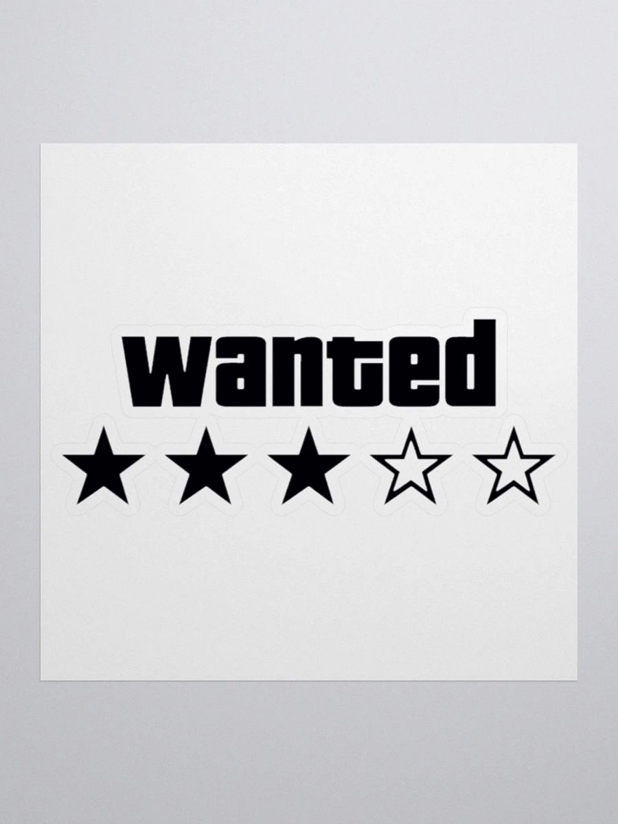 Sticker Wanted [3 Stars] product image (1)
