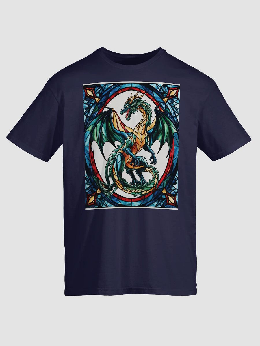 Majestic Stained Glass Dragon: A Mythical product image (5)