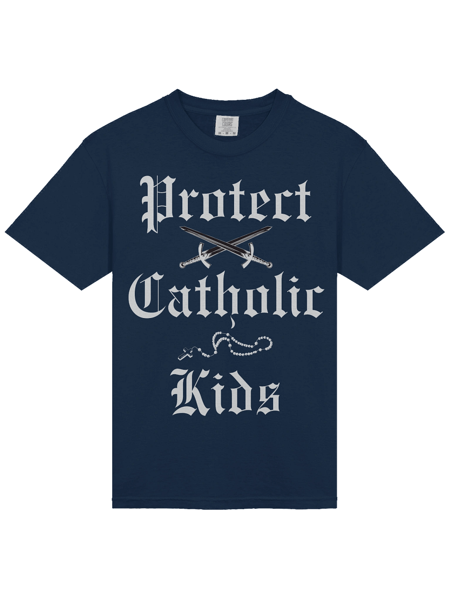 Protect Catholic Kids - T Shirt - Navy product image (3)