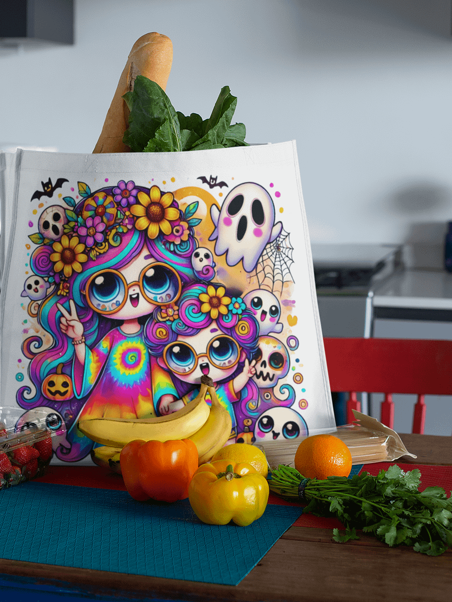 Hippy Trippy Halloween Family Collection: Psychedelic Tie-Dye Halloween Art product image (6)