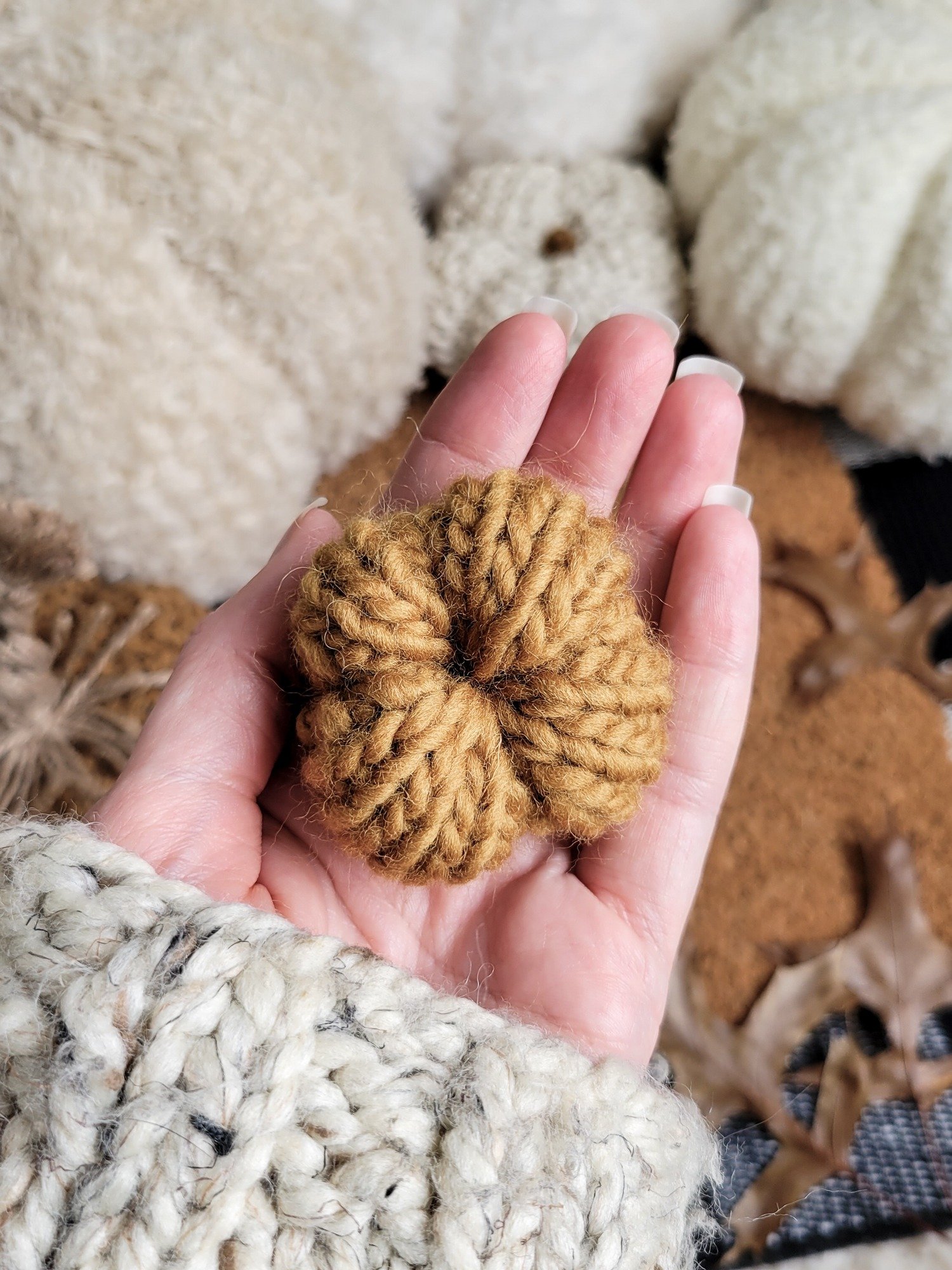 Mini Knitted Pumpkin Patterns product image (4)
