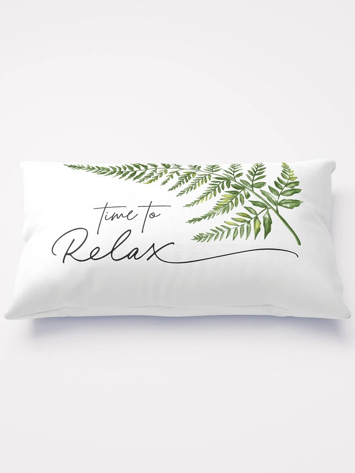 Time To Relax Fern Leaves Pillow product image (2)