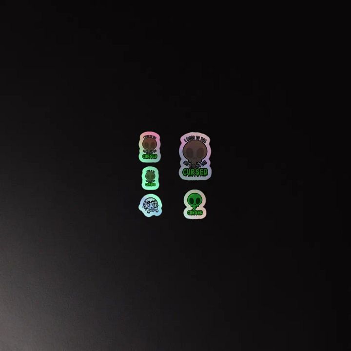 All I Got Was Cursed - Warrior - Holo Sticker Sheet product image (2)