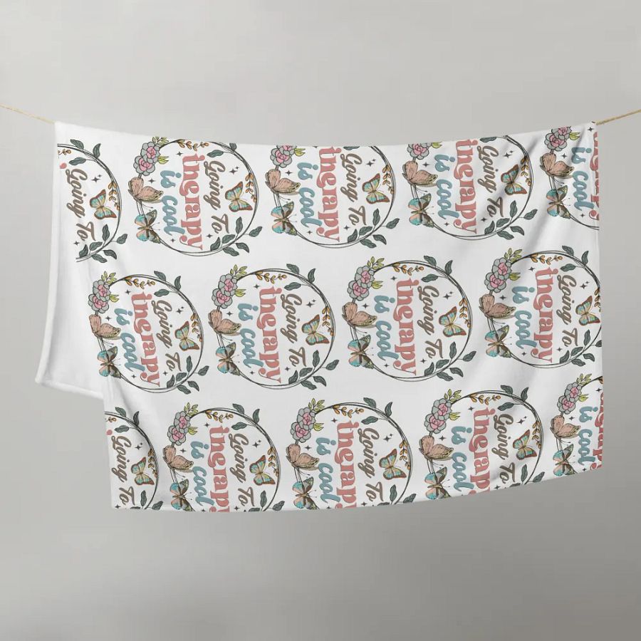 Going To Therapy Is Cool Blanket product image (9)