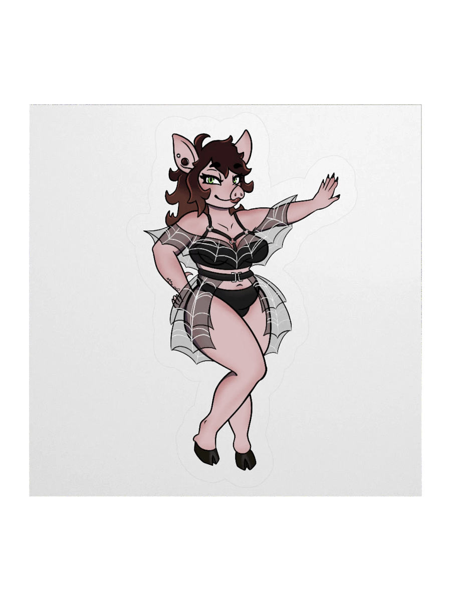 Piggy Pinup Sticker product image (1)