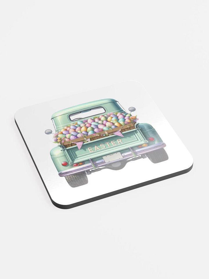 Mint Pastel Easter Truck - Coaster product image (2)