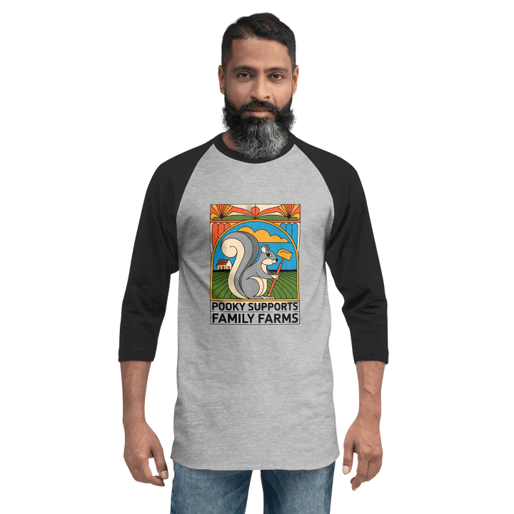 Pooky's Farming Adventure Raglan Tee product image (2)