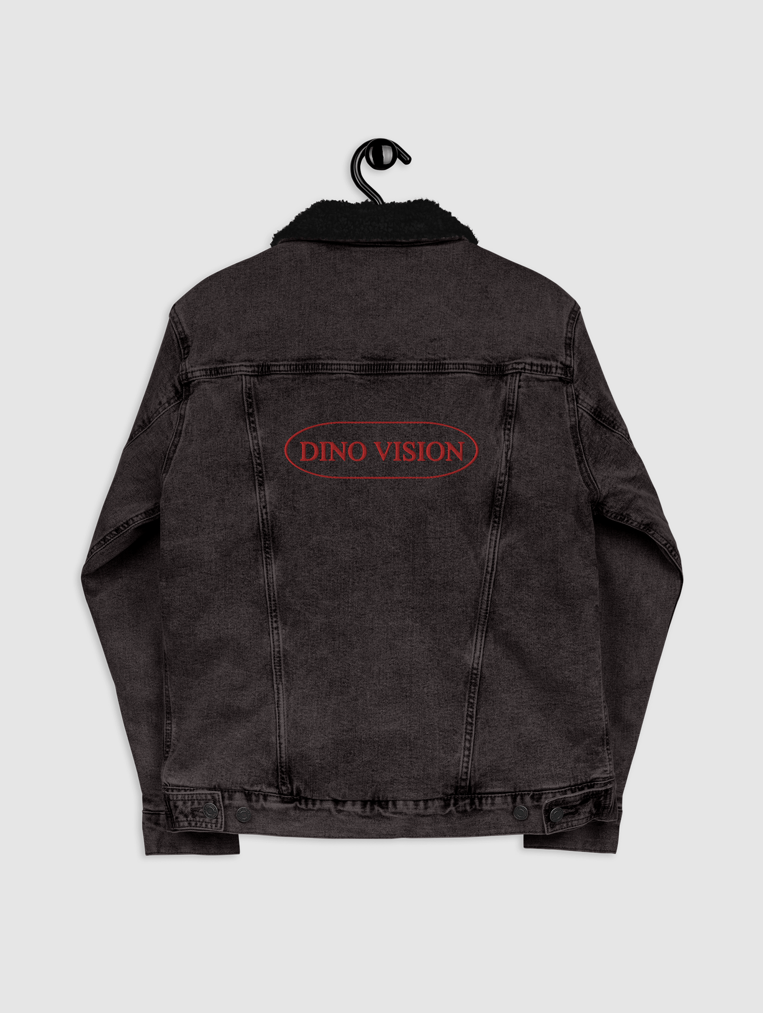 Dinovision denim sherpa jacket product image (6)