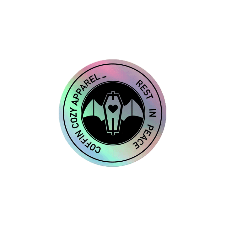 Rest In Peace Holographic Sticker product image (1)