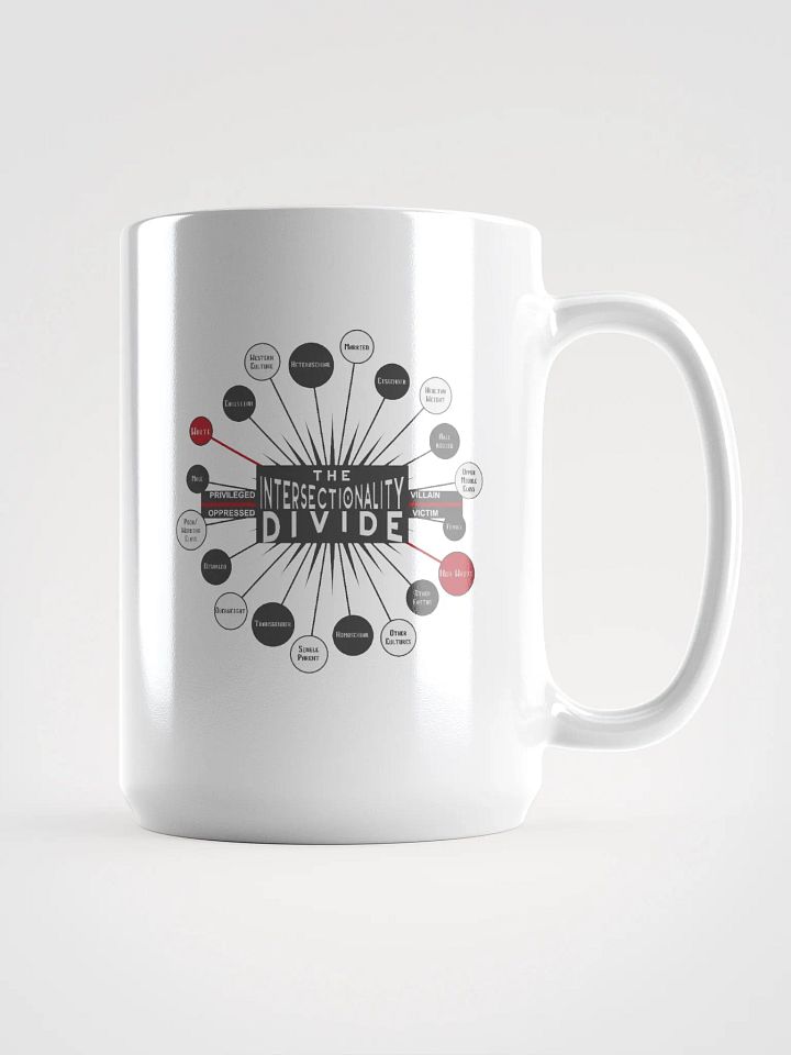 Intersectionality Ceramic Mug - 15oz | Social Justice and Truth Design product image (1)