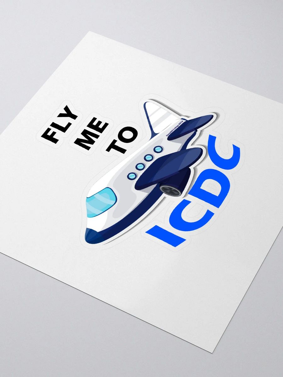 Fly Me to ICDC Sticker product image (3)