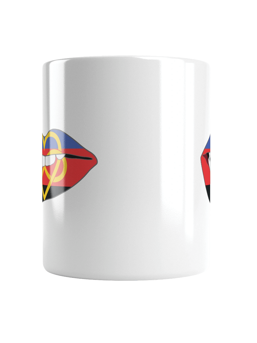 Polyamory Pride Flag Biting Lips Mug product image (5)