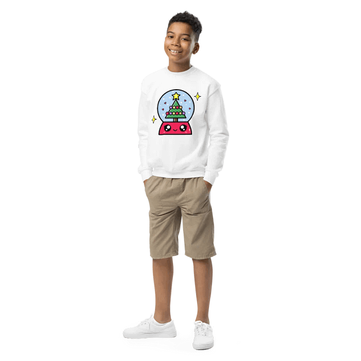 Cheerful Christmas Snow Globe Sweatshirt product image (9)