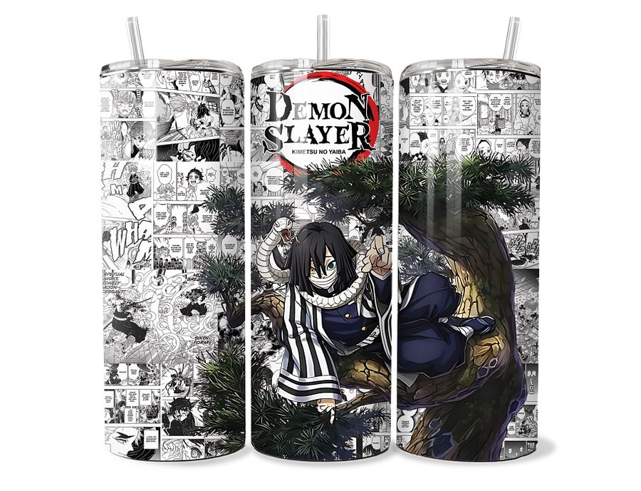 Demon Slayer - Obanai Iguro Serpent Hashira Tumbler - 20oz Stainless Steel product image (1)