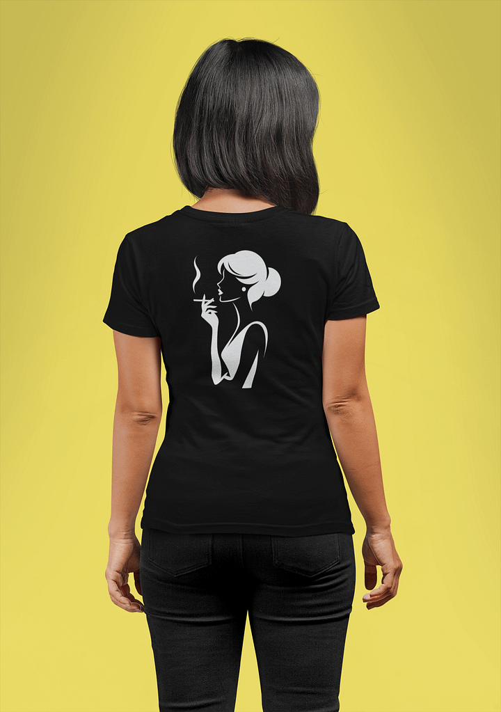 T3 Silhouette Oriental Woman Tee product image (2)