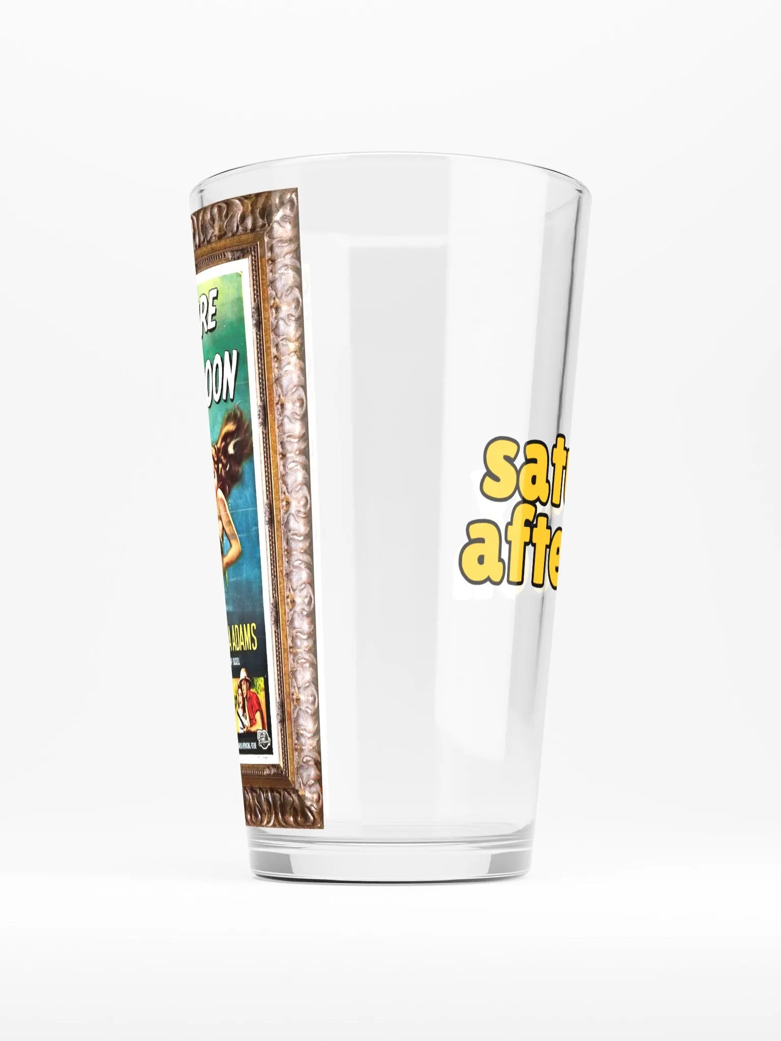 saturday afternoon pint glass: The Aquatic creature product image (3)